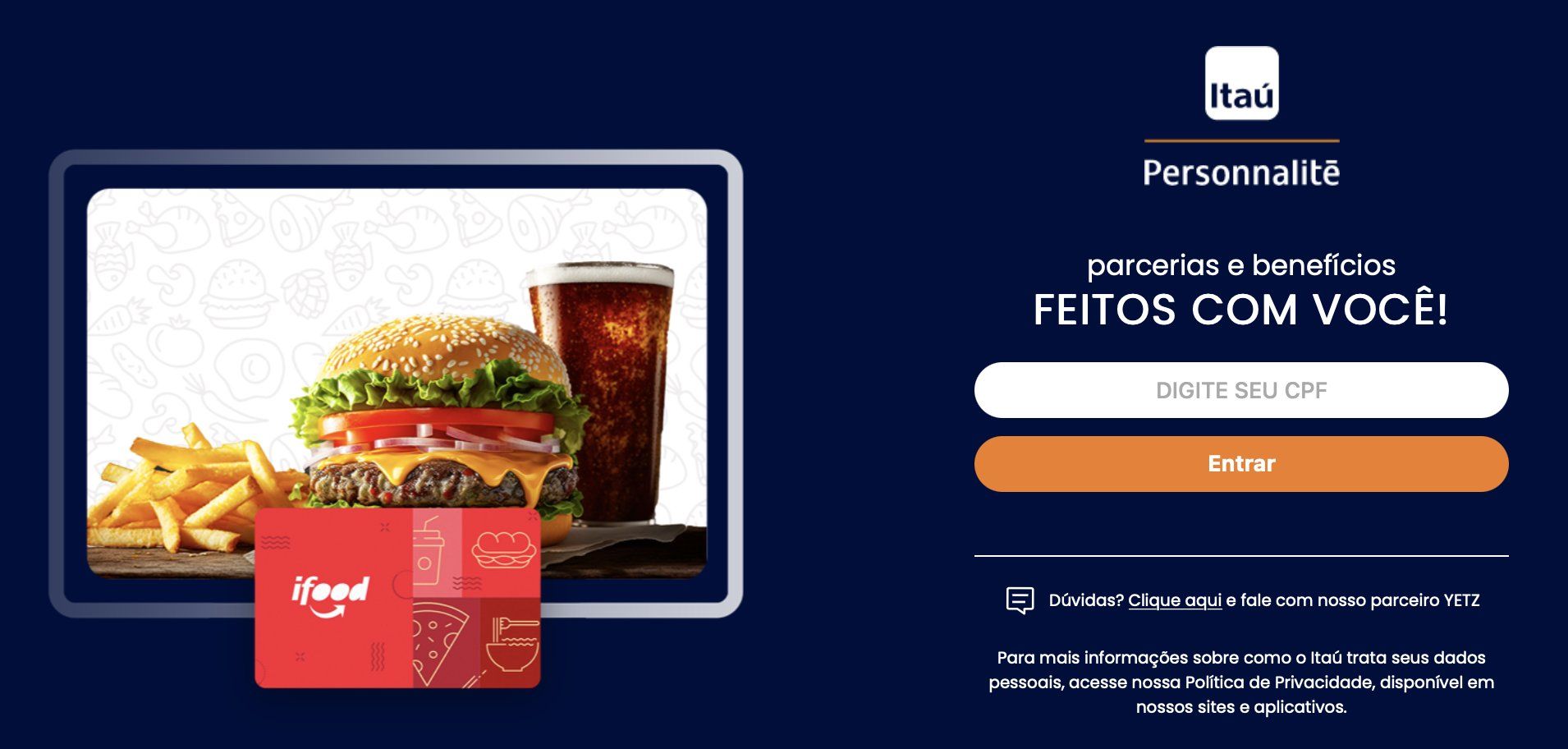 ifood Minhas Vantagens Itaú