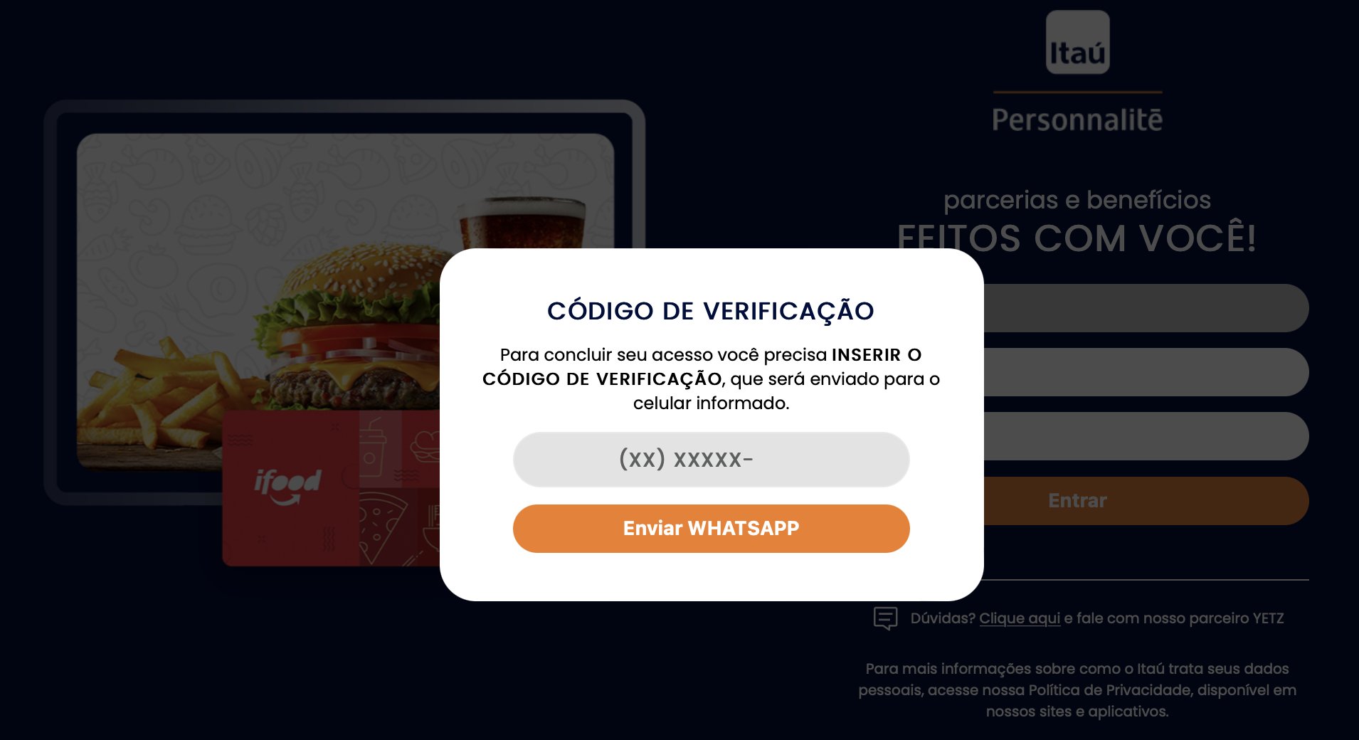 ifood Minhas Vantagens Itaú