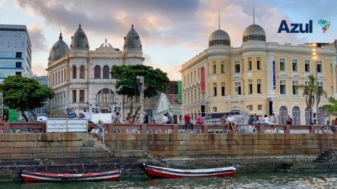 Muito bom! Recife saindo do Sudeste e Brasília a partir de 10.000 pontos Azul + taxas