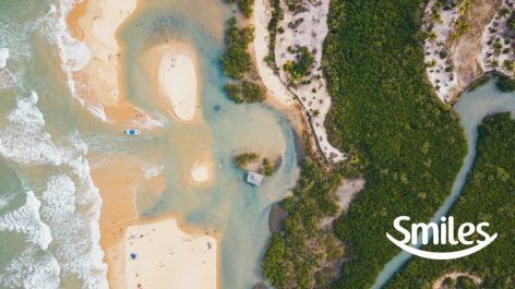 Assine o Clube Smiles e tenha milhas suficientes para emitir um trecho para Trancoso na hora da contratação