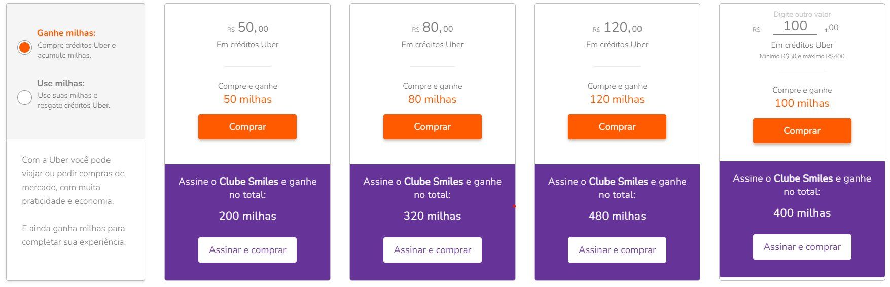 Smiles Uber
