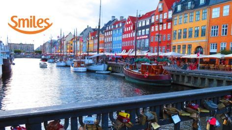 Voe para Copenhagen a partir de 115 mil milhas Smiles + taxas o trecho em Classe Econômica