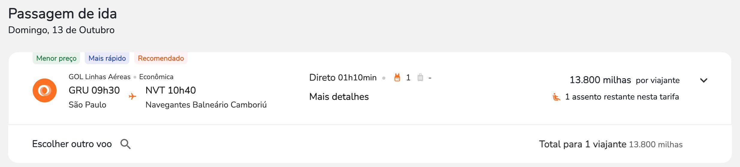 Clube Smiles resgate