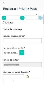 Imagem cadastro priority pass