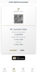 Imagem cadastro priority pass