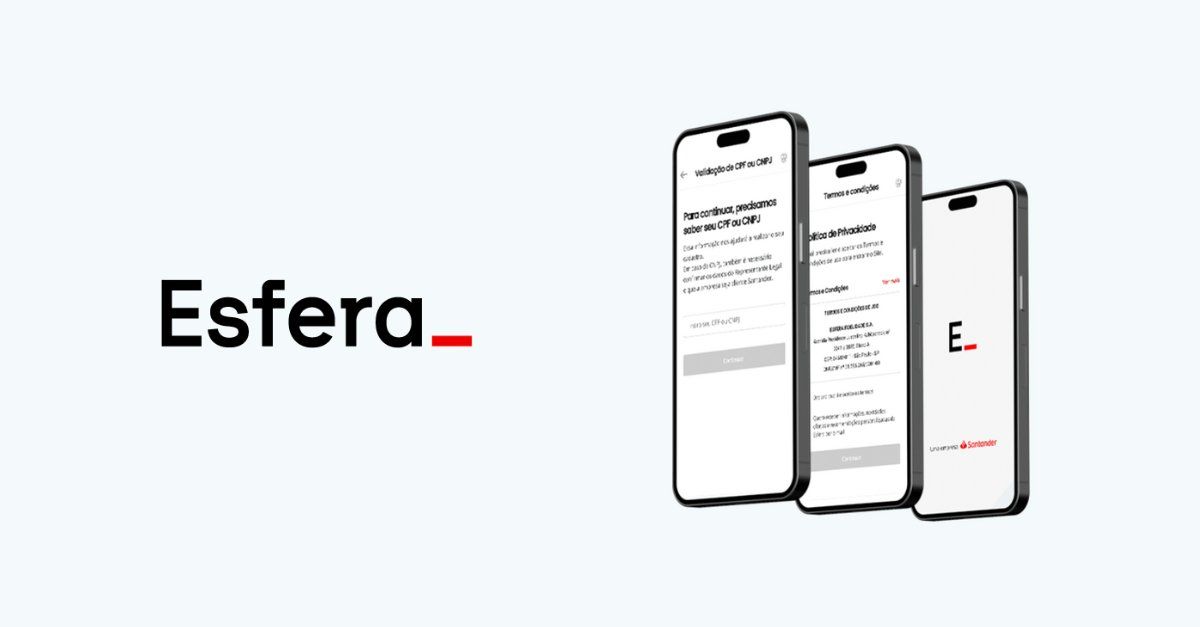 esfera criar conta