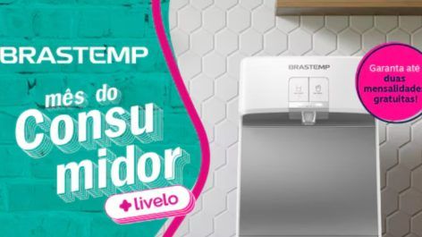 Assine um purificador de água Brastemp e ganhe até 40.000 pontos Livelo - milheiro a partir de R$ 28,98