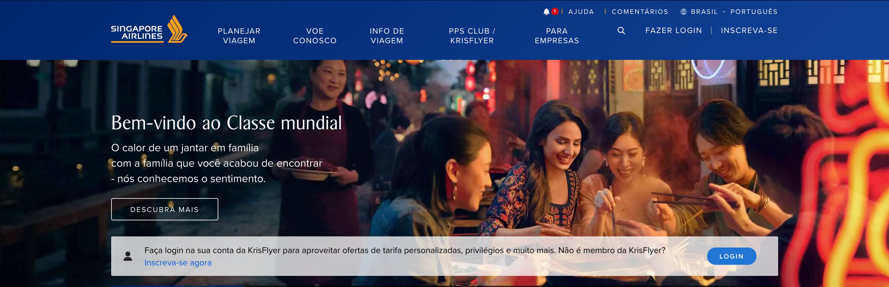 KrisFlyer Desconto