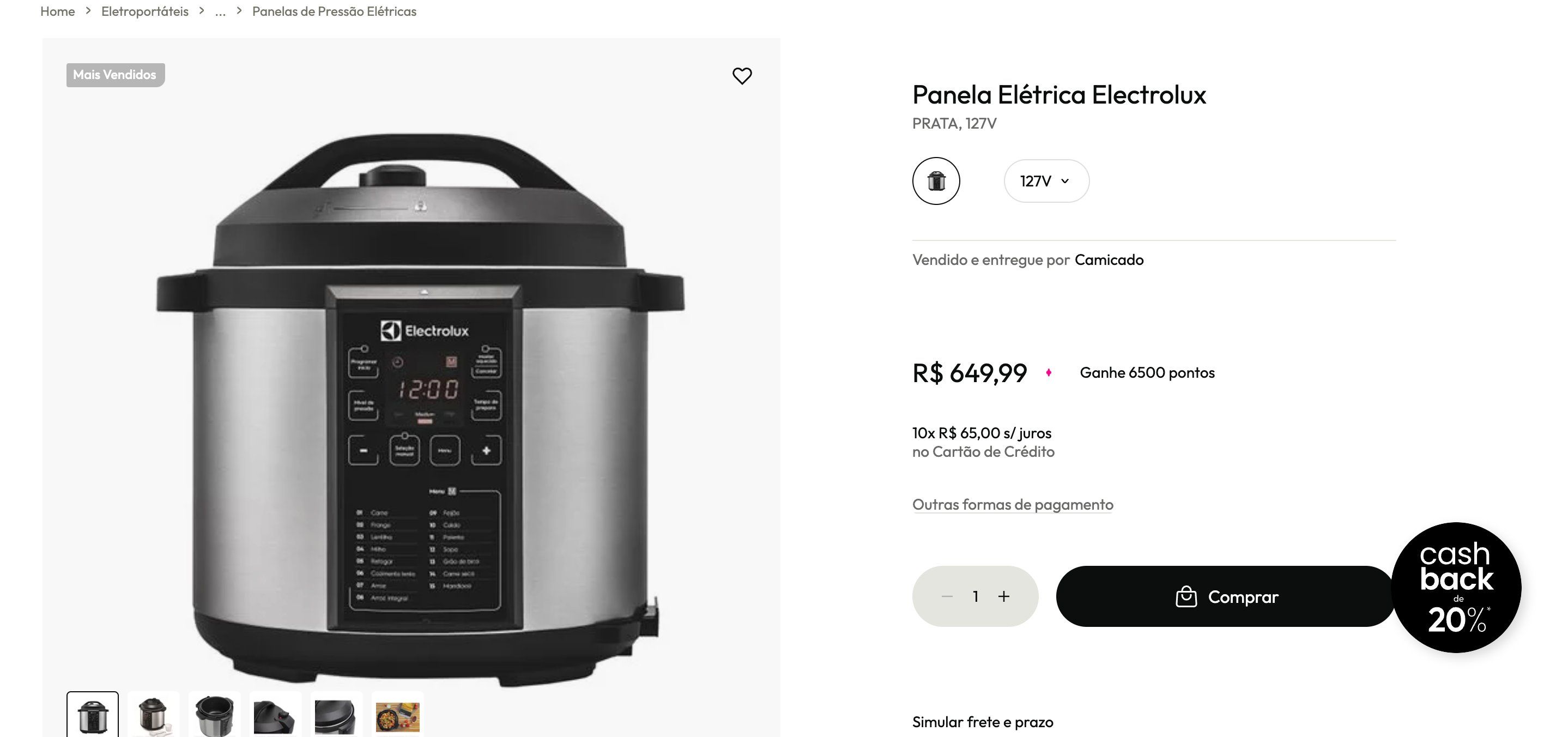 Camicado panela