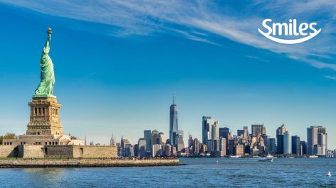 Voe de São Paulo direto para Nova York por 69 mil milhas + taxas