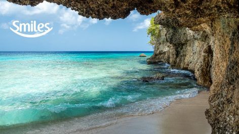 Voos para Curaçao a partir de 54.300 milhas + taxas saindo do Sudeste