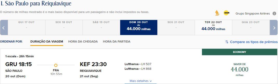 milhas islândia