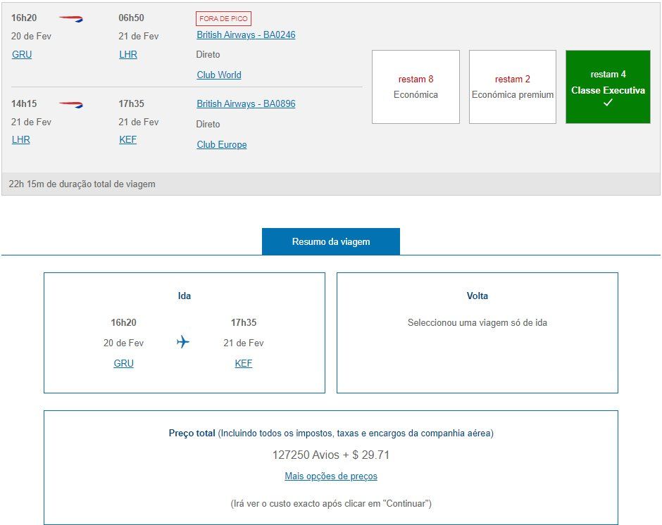 milhas islândia
