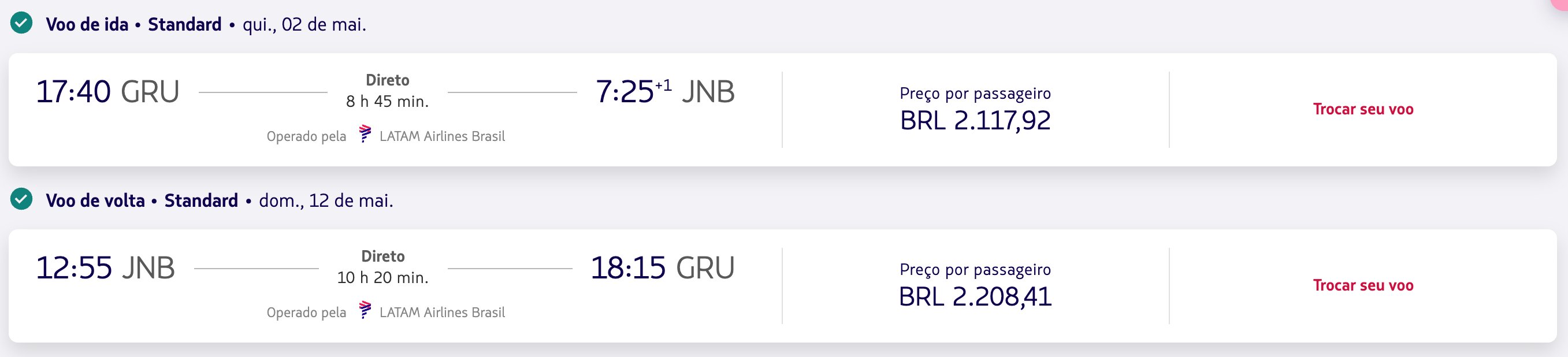 LATAM Pass África do Sul