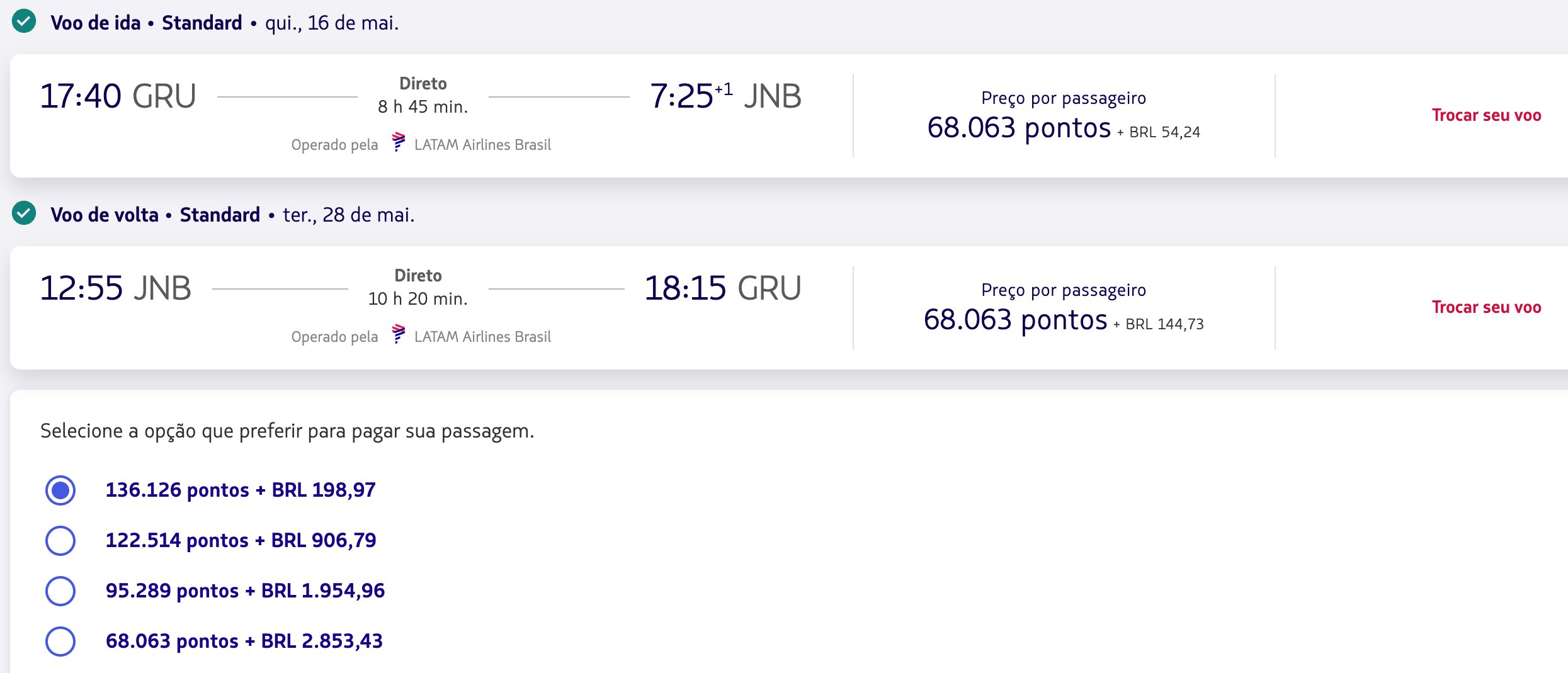 LATAM Pass África do Sul