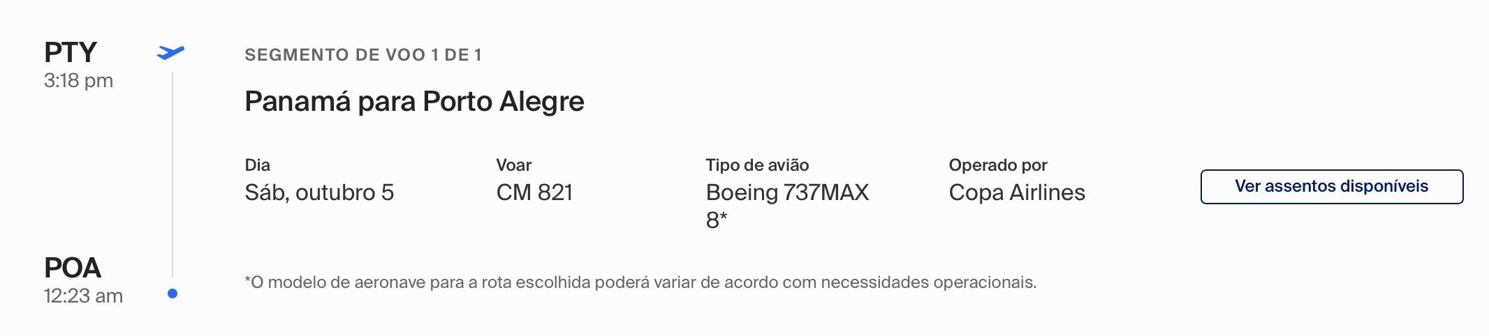 Copa Boeing 737 MAX 8