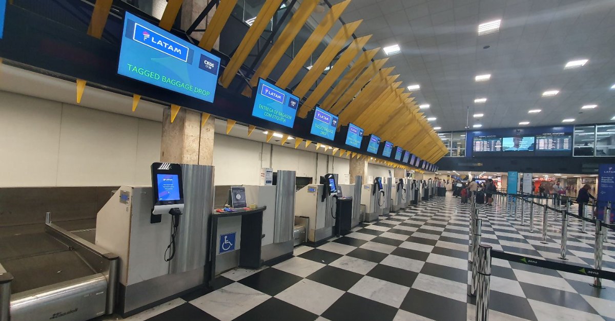LATAM autoatendimento bagagem