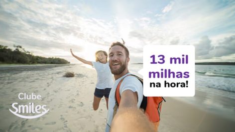 13 mil milhas na hora? Último dia para gerar o milheiro Smiles por R$ 13,30 assinando o Clube