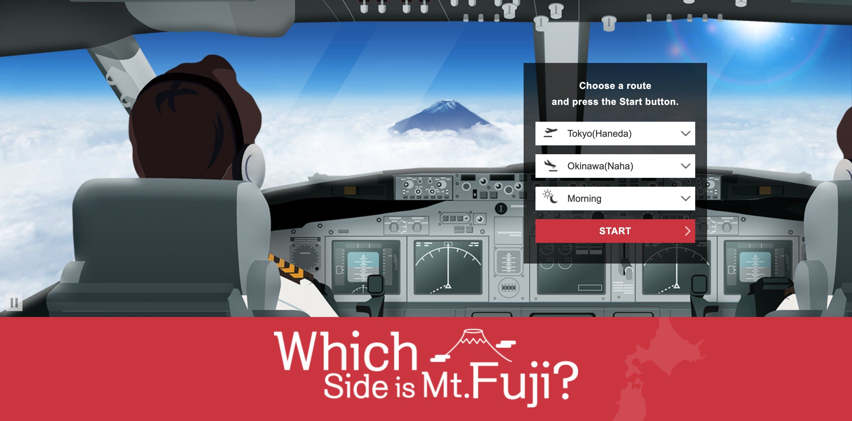 Japan Airlines Monte Fuji