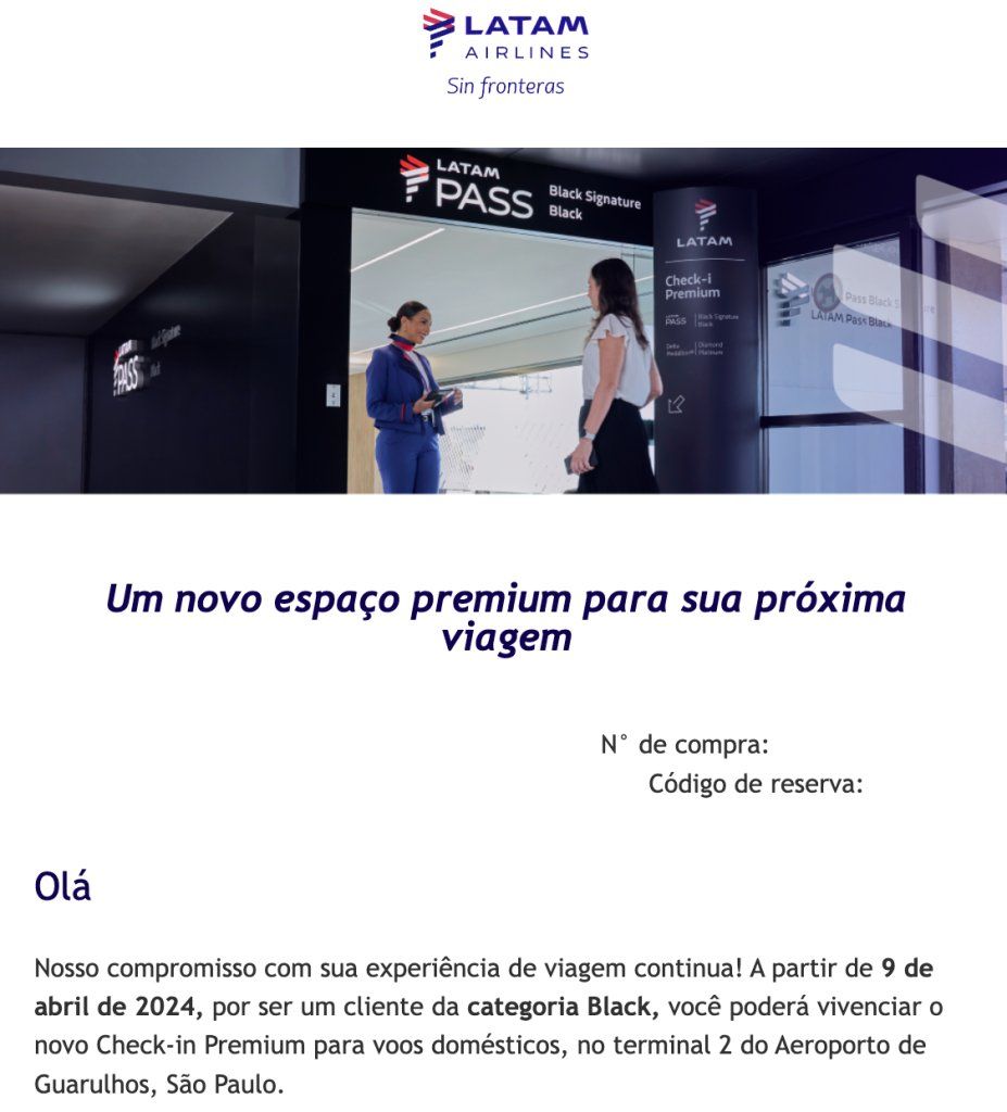 Checkin Premium LATAM