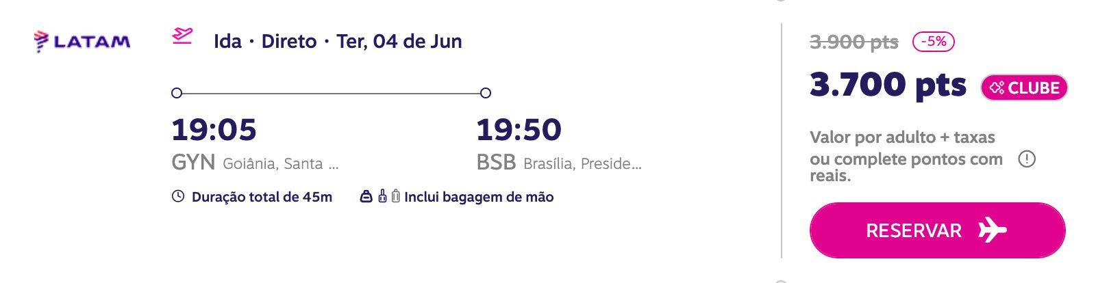 Livelo passagens