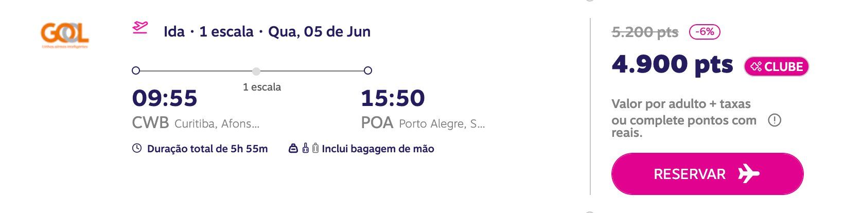 Livelo passagens