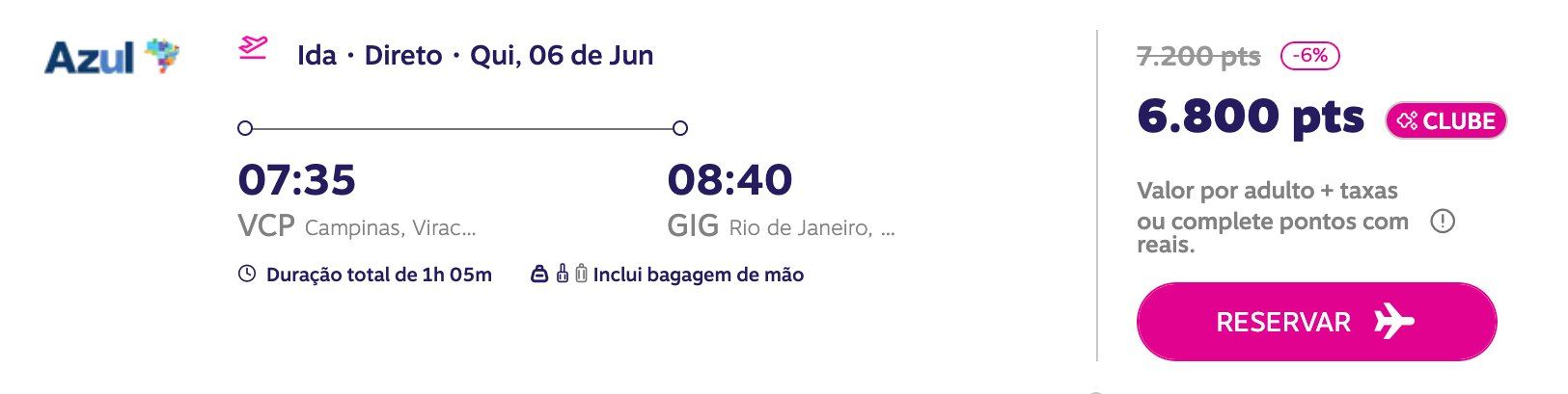 Livelo passagens