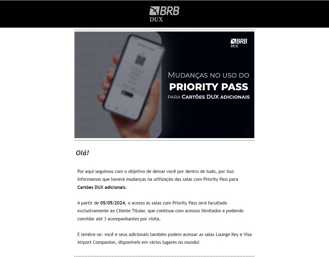 BRB DUX Priority Pass
