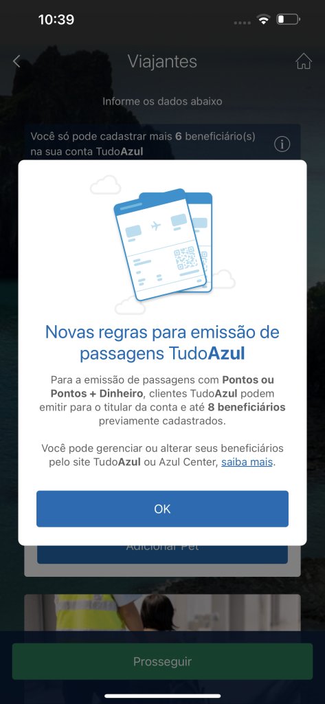 Azul fidelidade