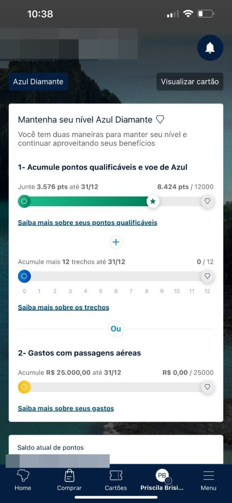 Azul fidelidade