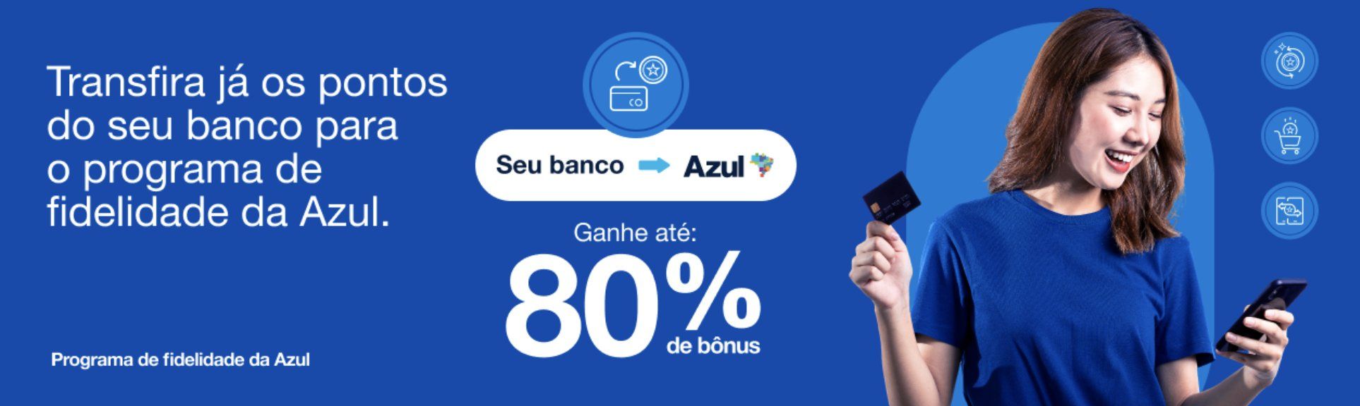 Azul transferência