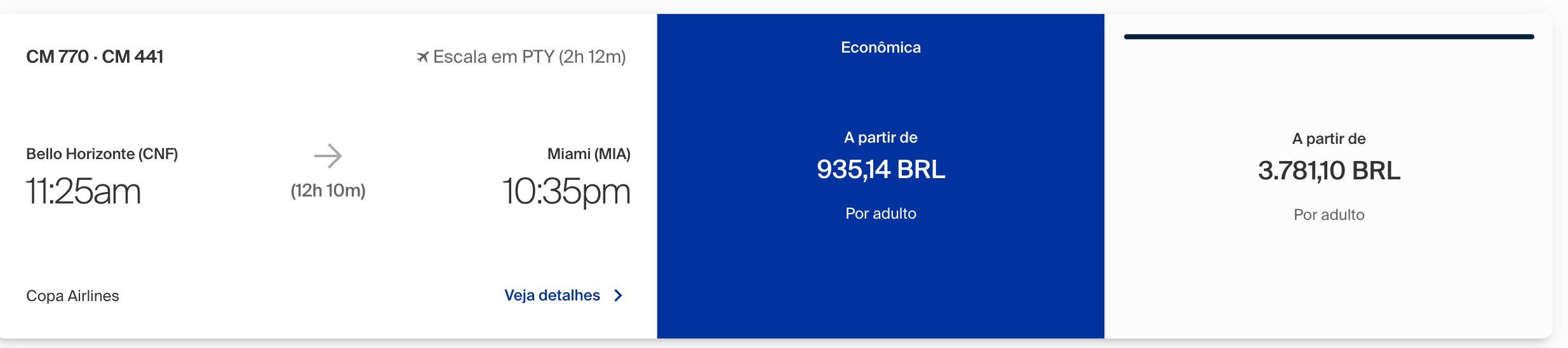 Copa Airlines Miami