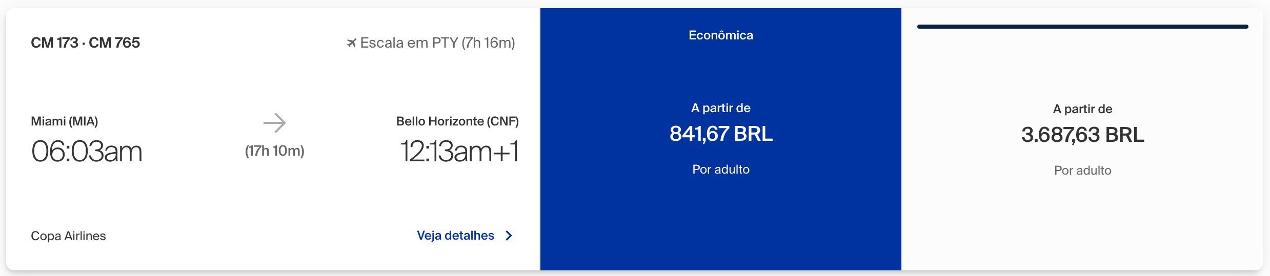 Copa Airlines Miami