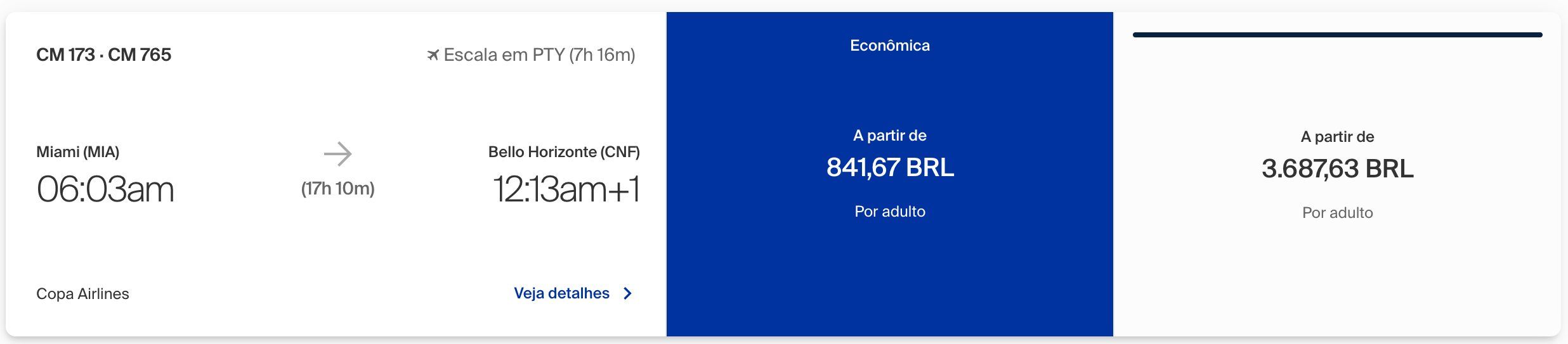 Copa Airlines Miami
