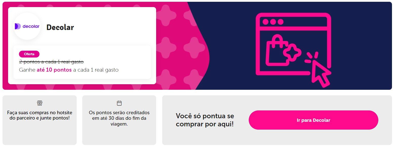 decolar livelo