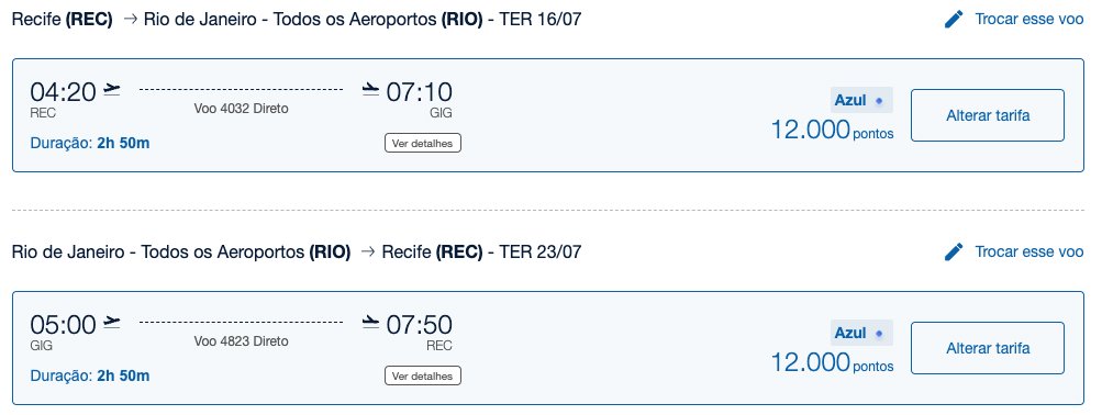 voo REC-GIG julho