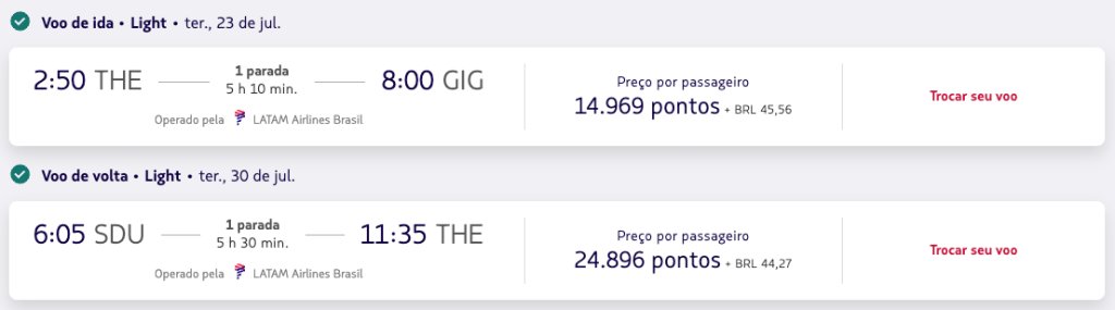 voo THE-GIG julho