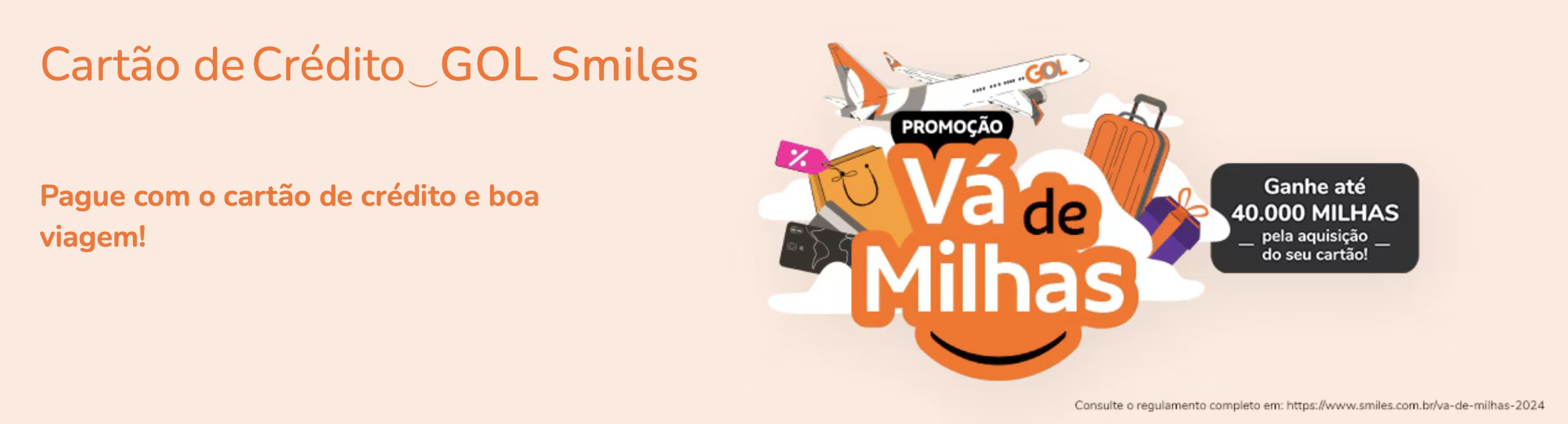 Cartão GOL Smiles Bônus