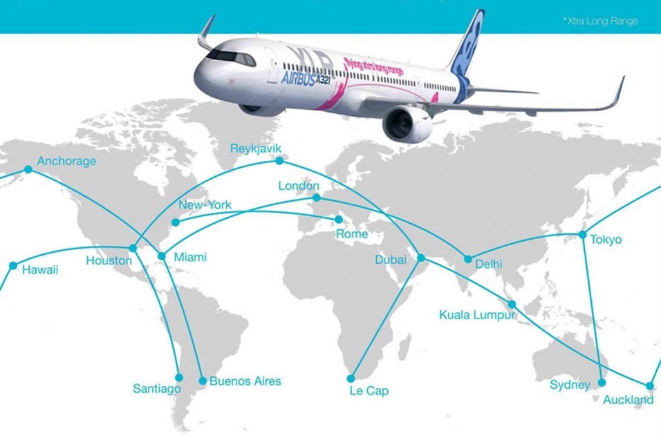 Rotas a321XLR 