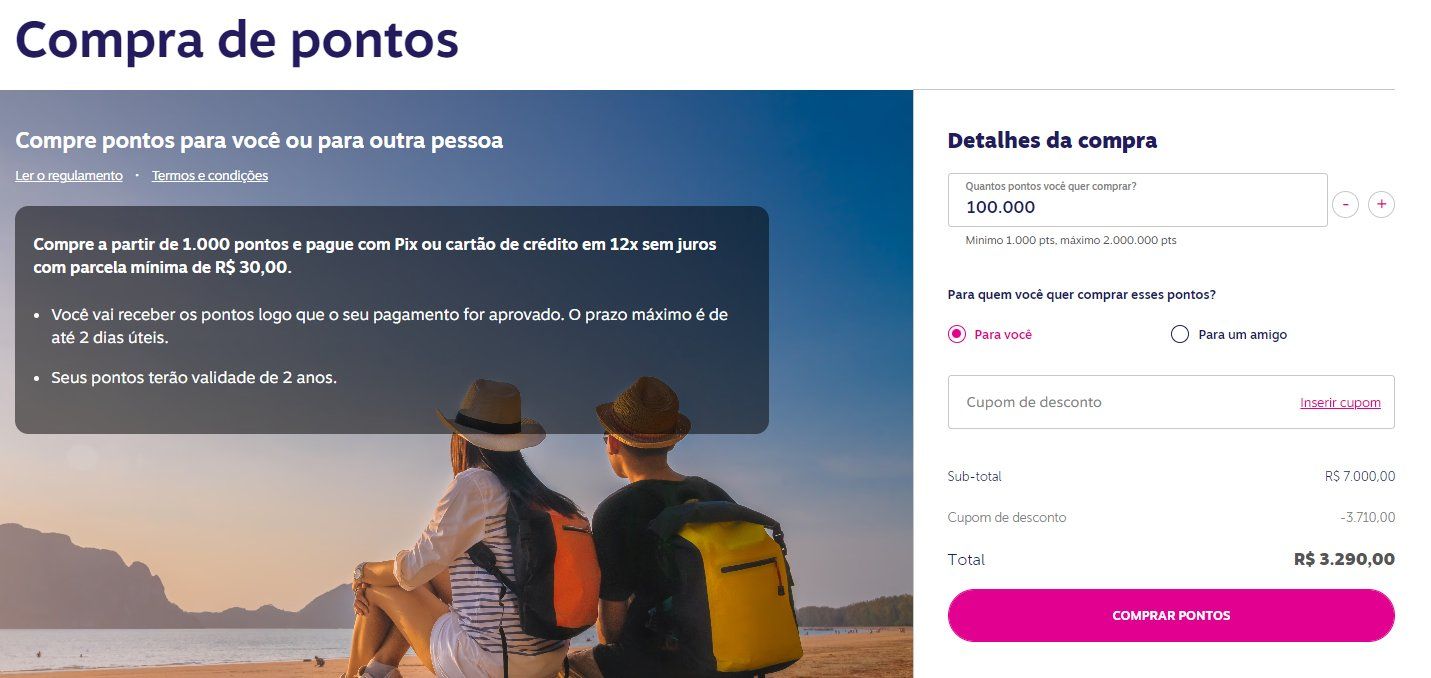 compra de pontos livelo