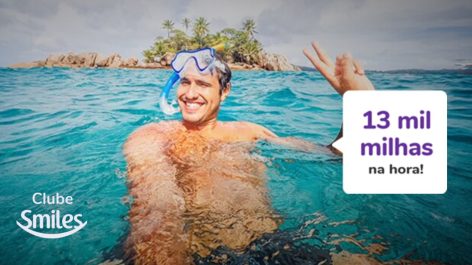 Últimas horas para ganhar 13 mil milhas na hora com o Clube Smiles