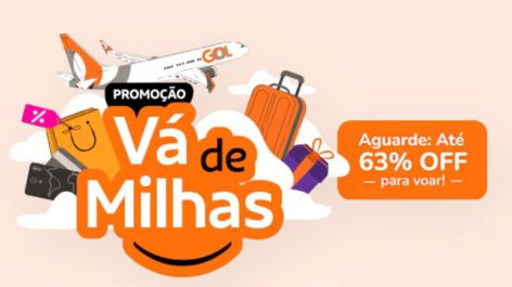 Smiles oferece desconto no resgate de passagens aéreas na campanha Vá de Milhas