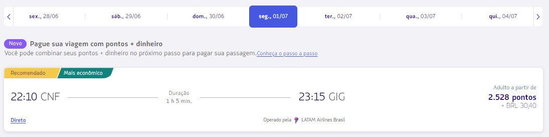 bh rj pontos