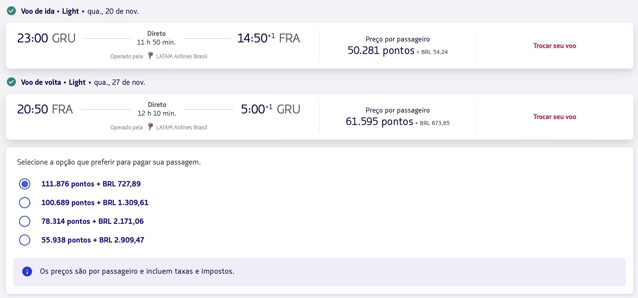 LATAM Pass Frankfurt