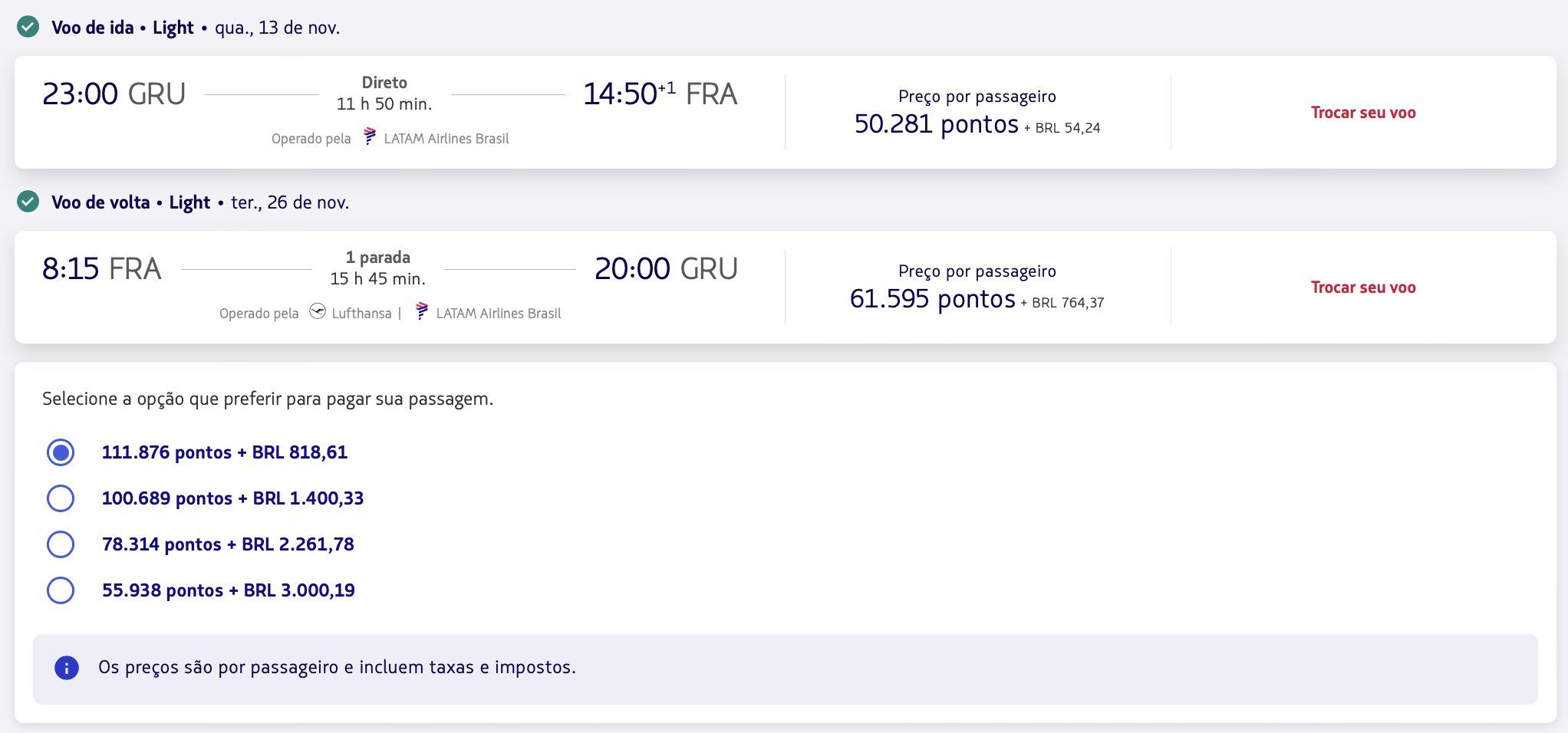 LATAM Pass Frankfurt