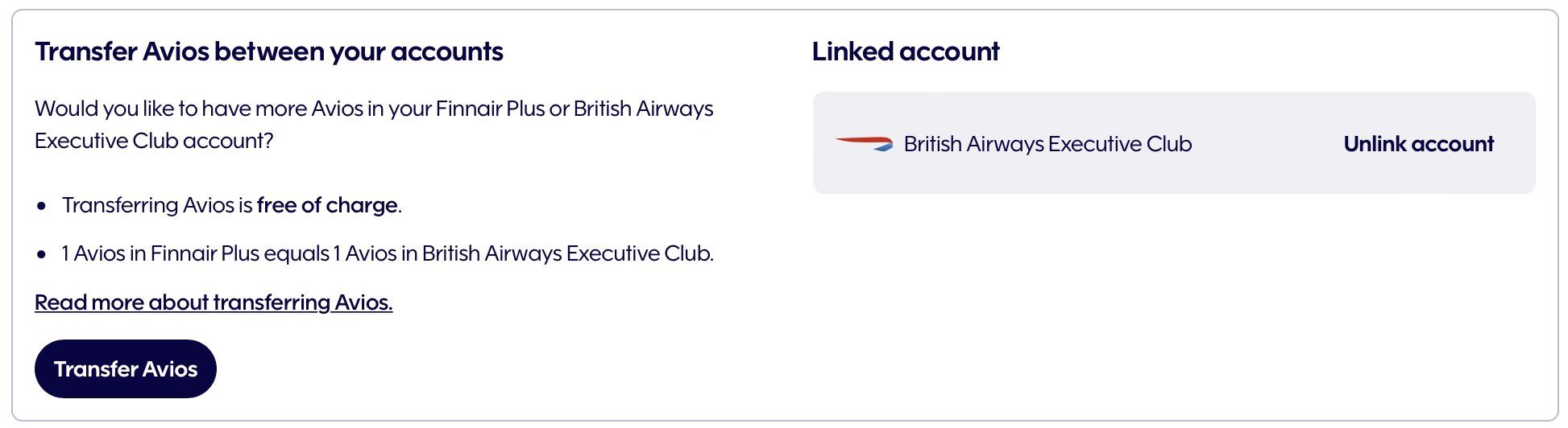 finnair plus avios