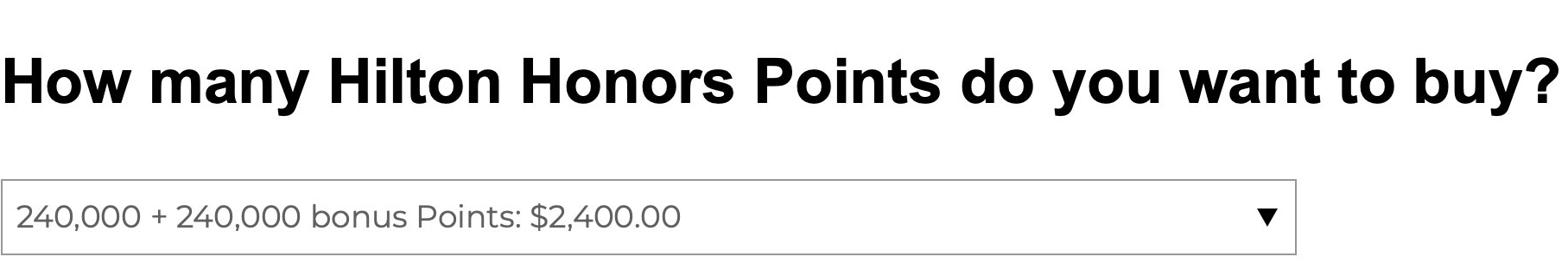 compra pontos Hilton