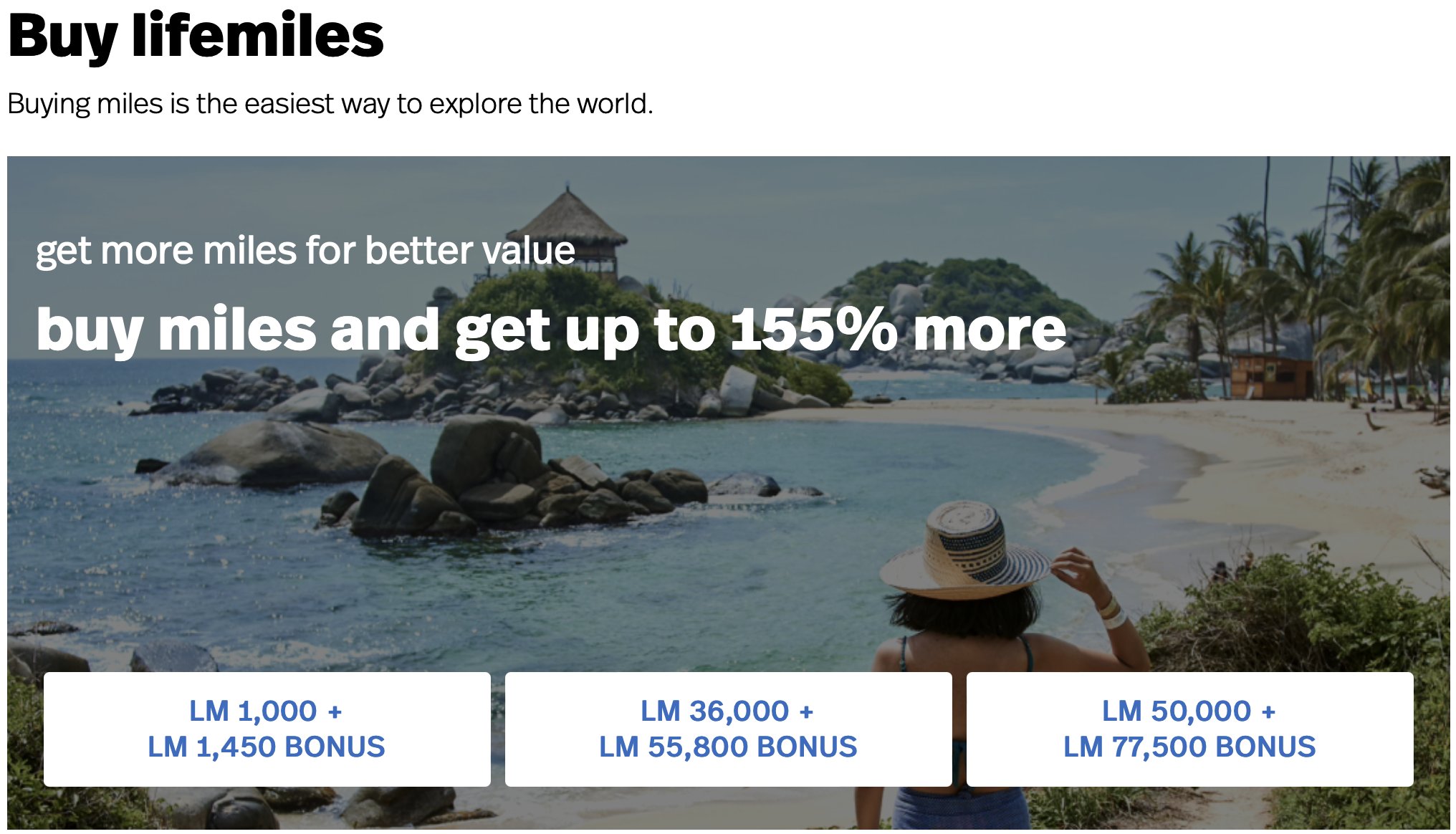 LifeMiles compra milhas