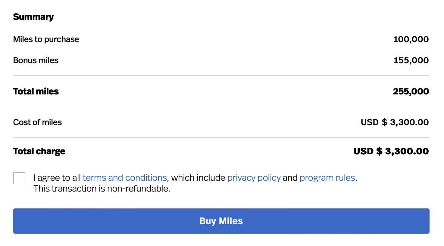 LifeMiles compra milhas