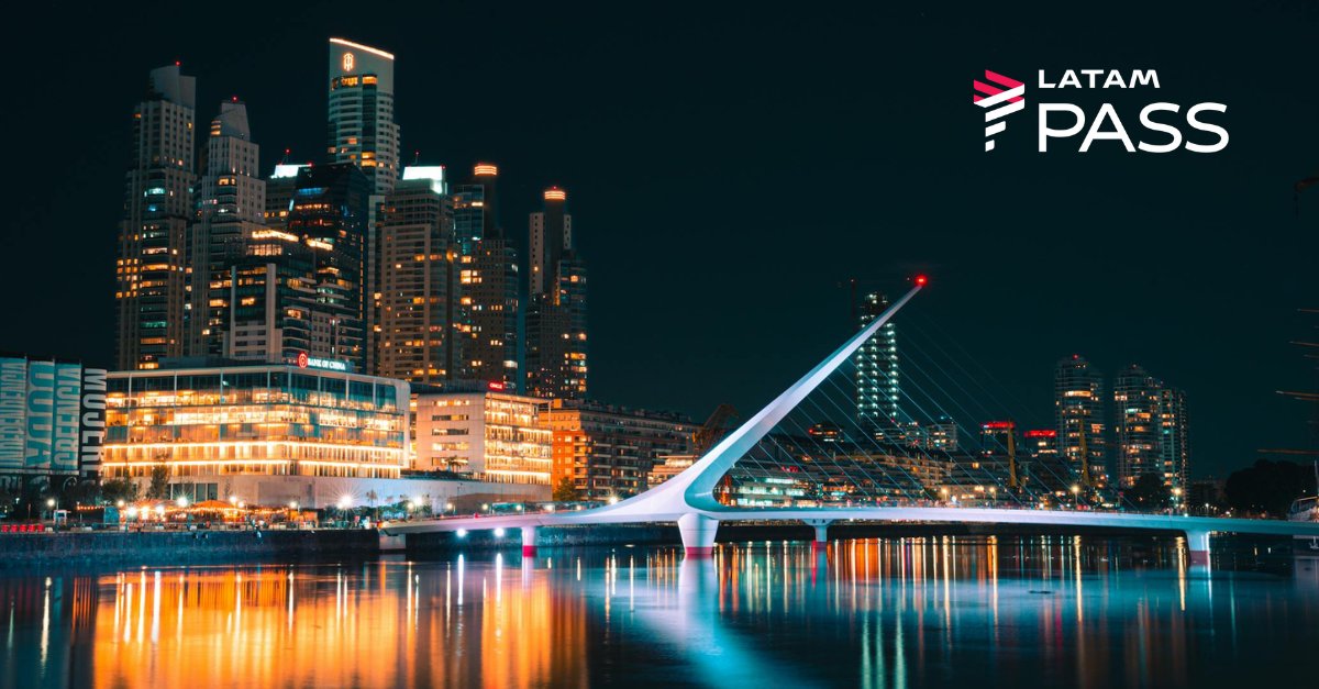 Voe para Buenos Aires a partir de R$ 375 ou 13 mil milhas + taxas com a LATAM